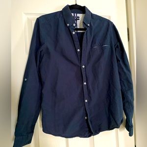 Kiabi men’s slim fit long sleeve button down